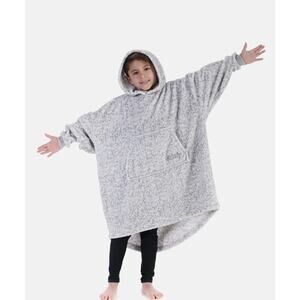 The Comfy Size‎ OS Dream Jr Youth Oversized Cloud Gray Soft Lounge Sweatshirt